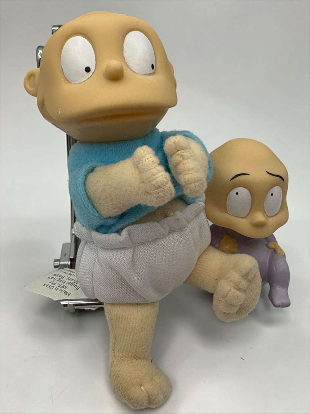 Vintage 1998 Nickelodeon The Rugrats Burger King Movie Tommy & Baby Dil Toy Set
